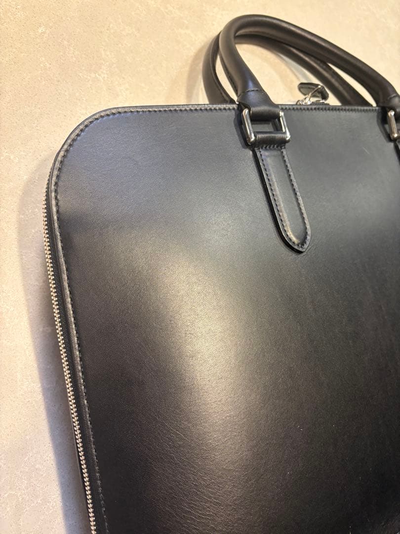 新品未使用　PORTERポーター　ブラック本革ビジネス　アベニューブリーフケース