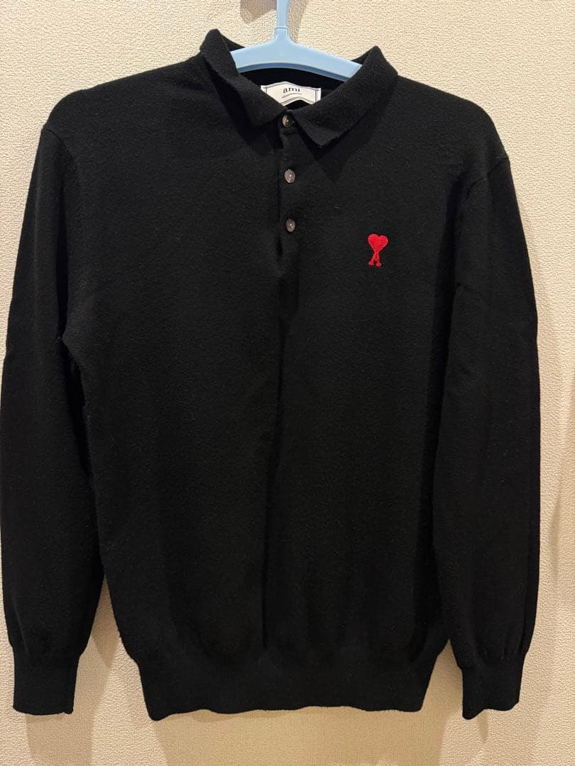ami paris ポロネックセーター XL 黒