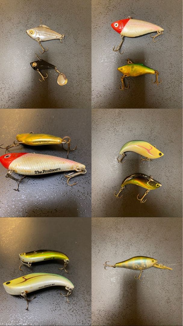 バス釣り引退セット　ハードルアー40個　オールドルアー多数　送料込