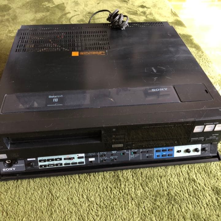 ベータビデオデッキ✴︎SONYBetamax【ジャンク品】
