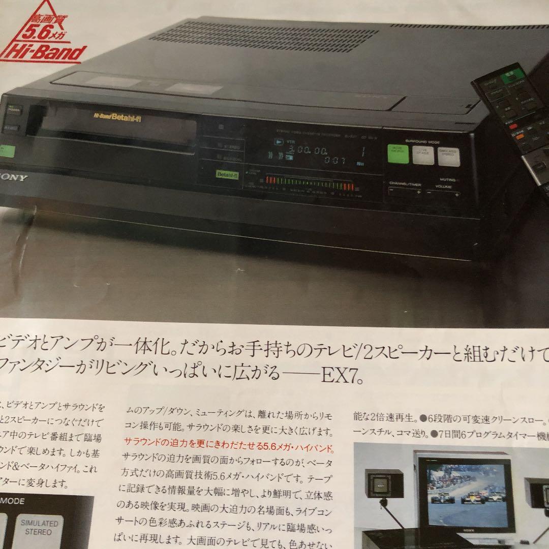 ベータビデオデッキ✴︎SONYBetamax【ジャンク品】