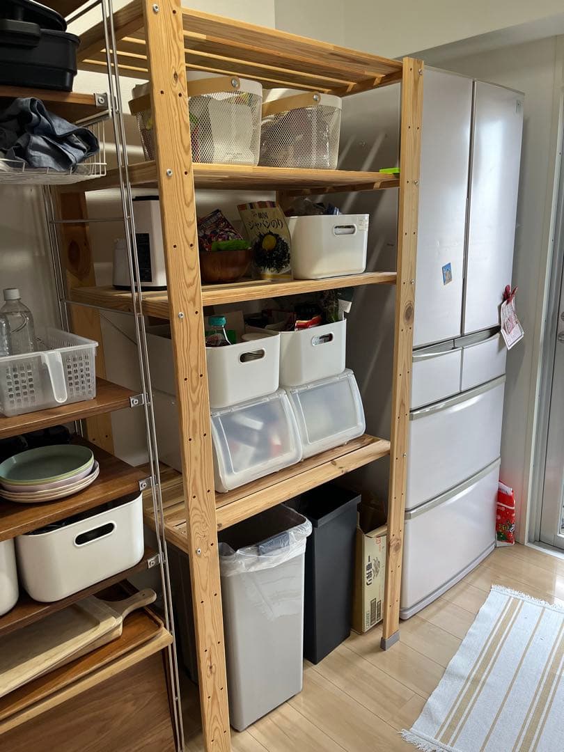 IKEA HEJNE ヘイネ　木製オープンシェルフ 収納棚