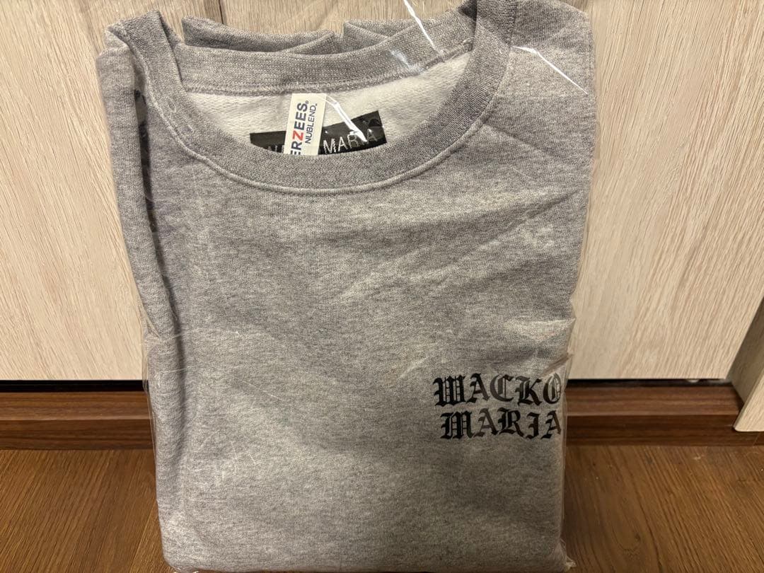 ワコマリア 26年SS トレーナー グレー Lサイズ マリア像 新品未使用