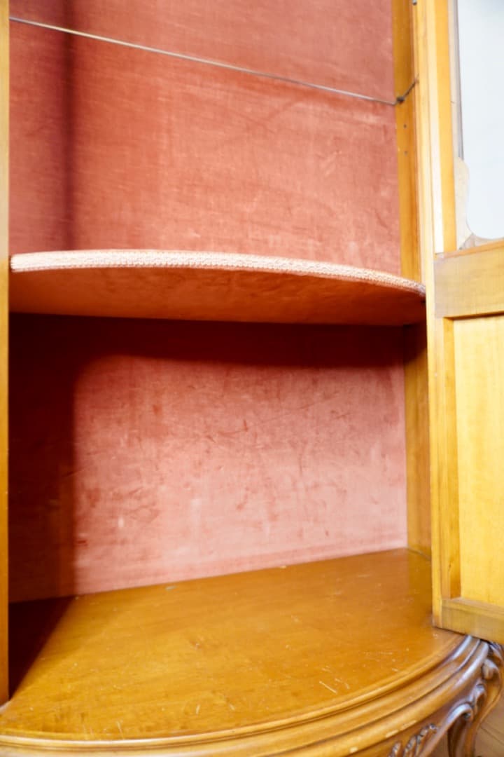 ケ*ー様 イタリア アンティーク 高級輸入家具 ガラスキャビネット