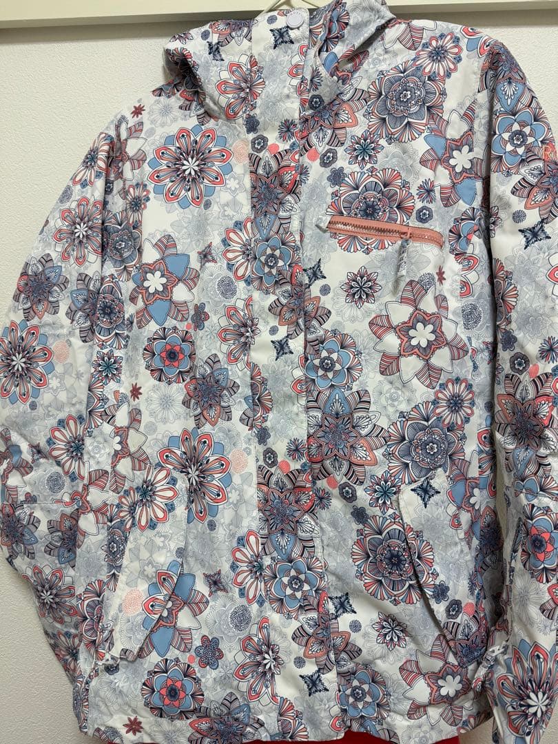 【Roxy】ロキシー　花柄スノーボードウェア　上下セット
