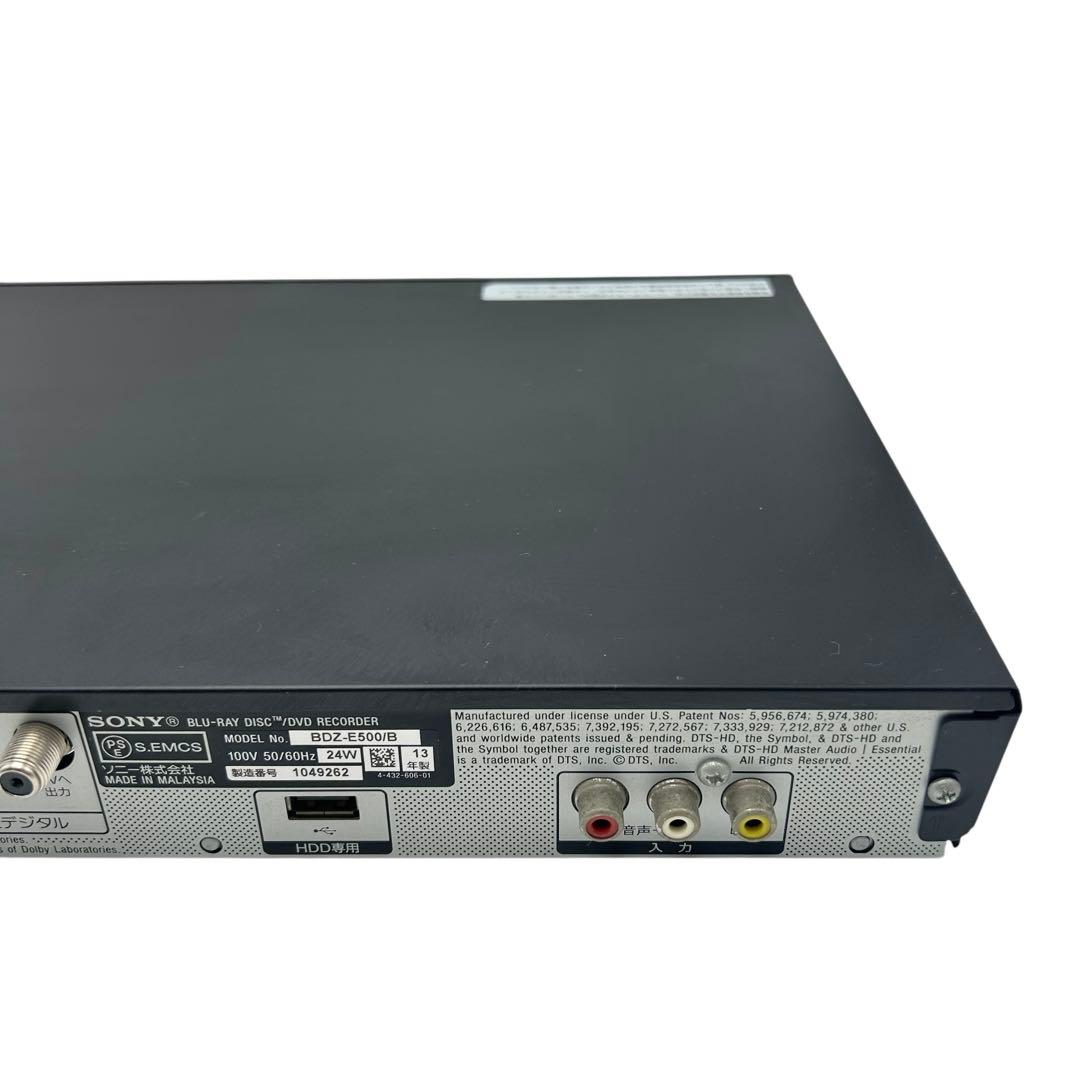 SONY BDZ-E500 Blu-rayレコーダー 純正リモコン