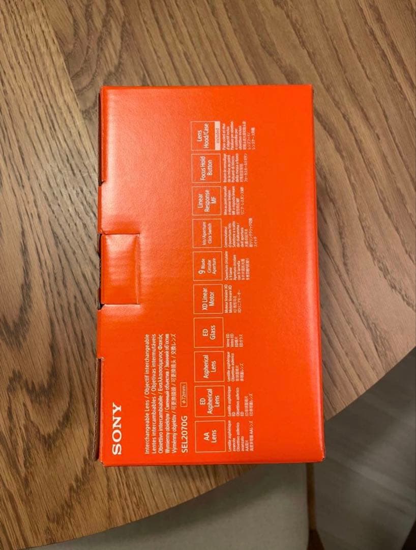 レンズ(ズーム) sony FE20-70mm F4G