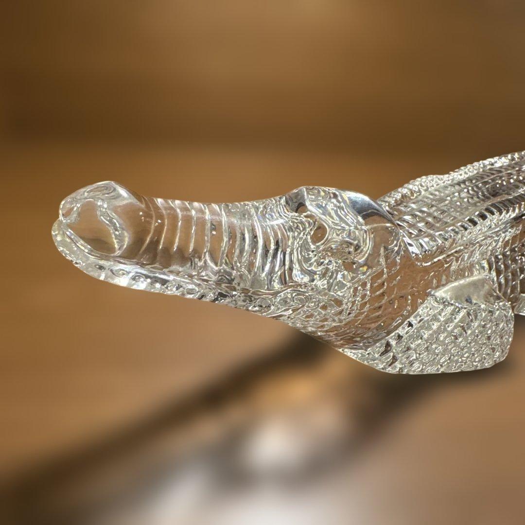 SALE中！バカラ「特大サイズ」クロコダイル　置物