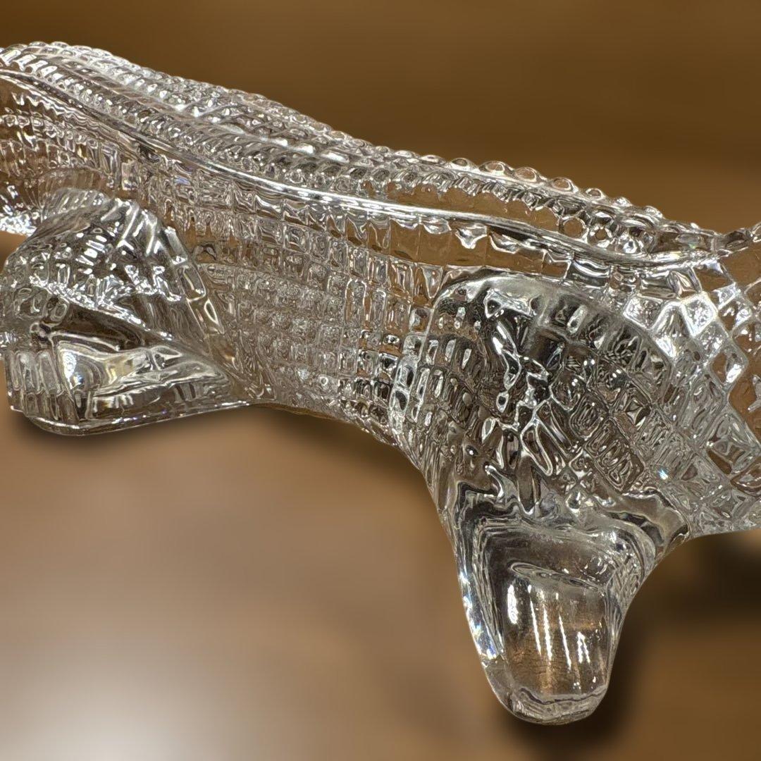 SALE中！バカラ「特大サイズ」クロコダイル　置物