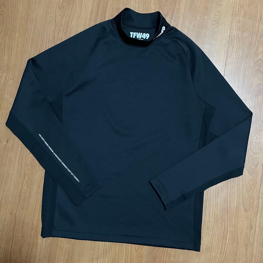 TFW49 モックネック　ロングTシャツ L junhashimoto ゴルフ
