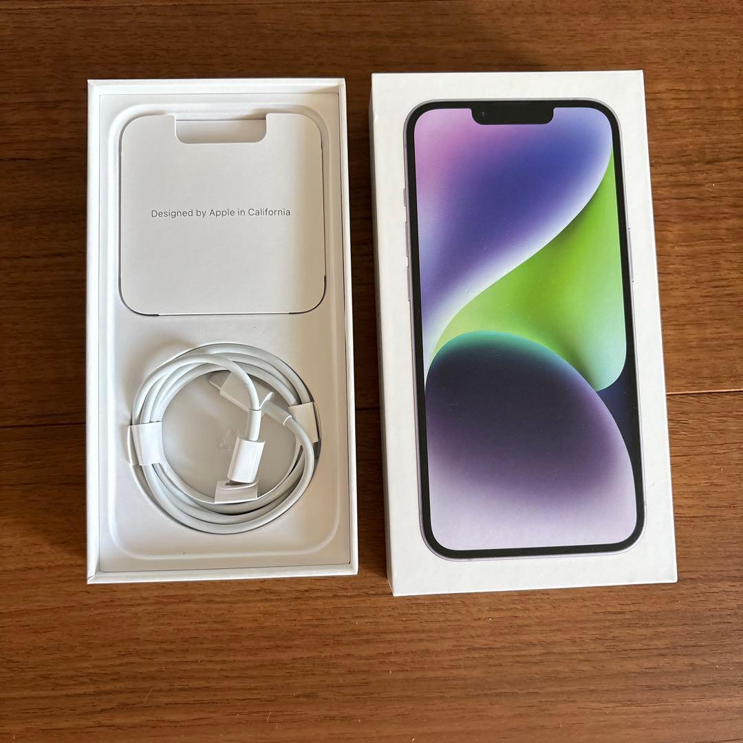 iPhone 14 パープル 本体 128gb