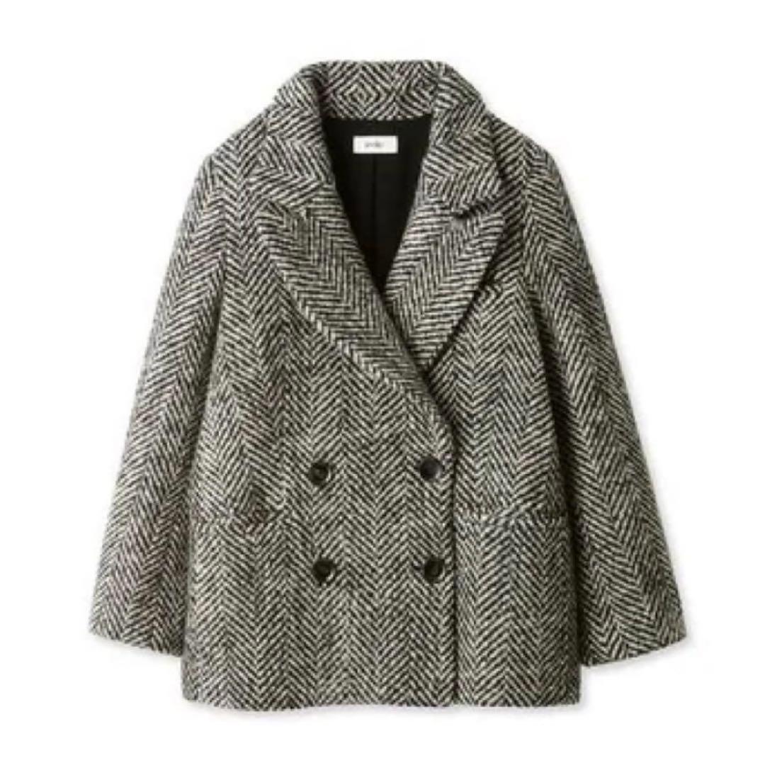 スナイデル SNIDEL オーバーボックスジャケットコート ブラック