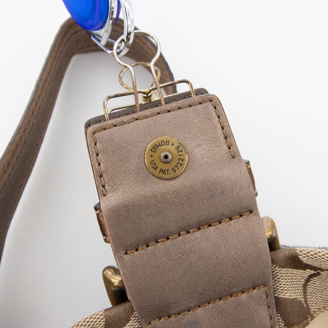 A145【COACH／コーチ】ソーホー　ハンドバッグ　ワンショルダー　シグネチャ