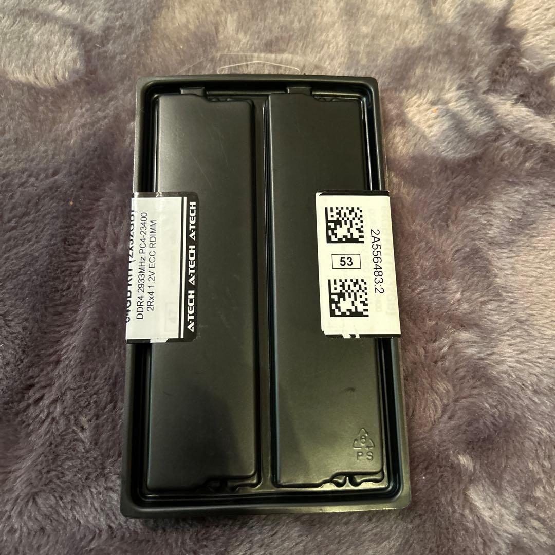 メモリー A-Tech 64GB KIT (2x32GB)DDR4 2933MHz ECC