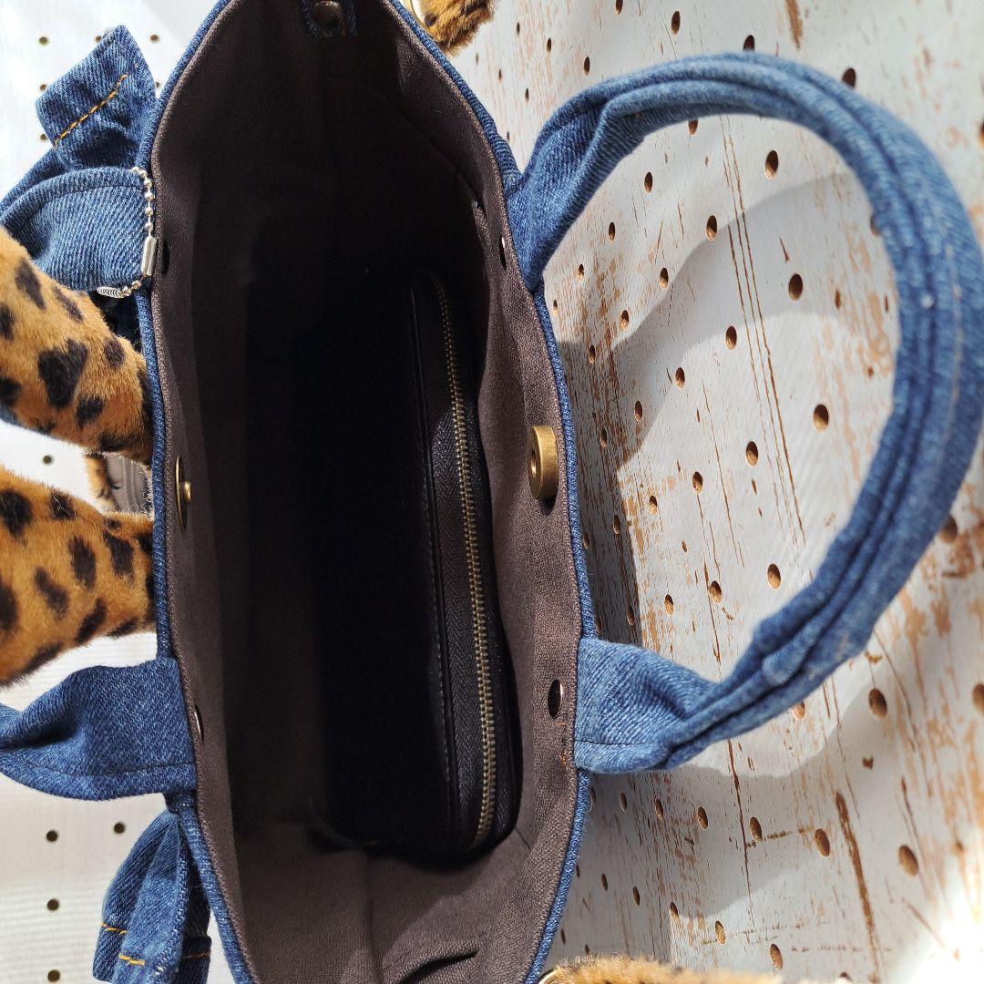 ゆ*ら様 コヤンイサムチョンリトルサンダーデニムリメイクトートバッグ&ポーチ&シ