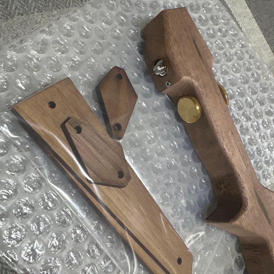 フロッグプロダクツ　ウッド　カスタムグリップ　ウォールナット　トイマシーン