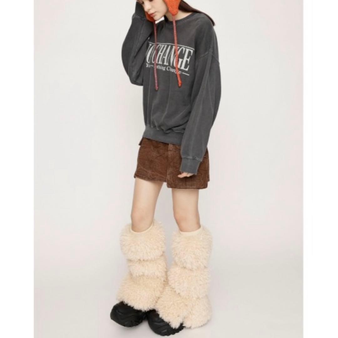 SLY スライ フェイクファー レッグウォーマー