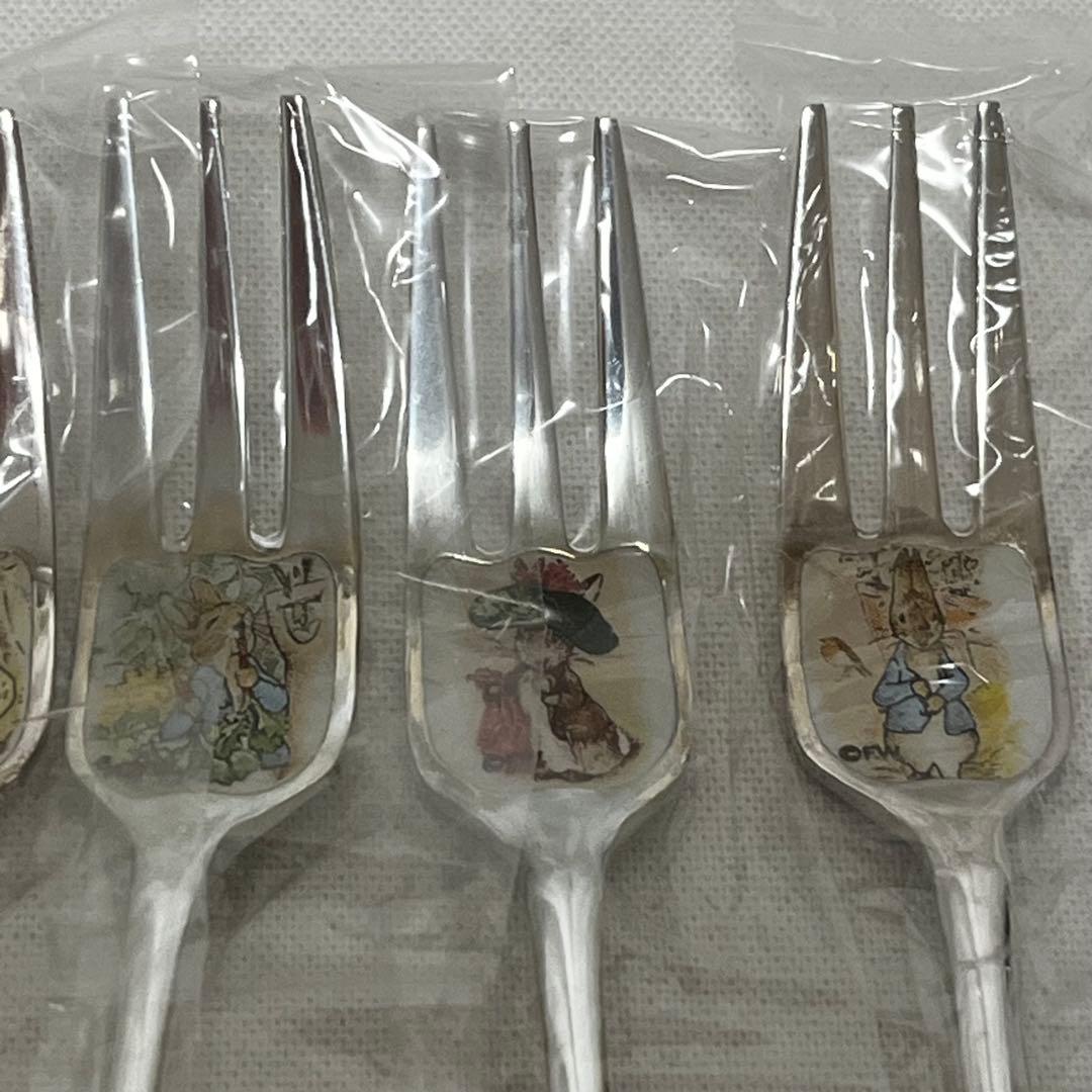 ピーターラビット アサヒ カトラリーセット ケーキフォーク ティースプーン 銀色