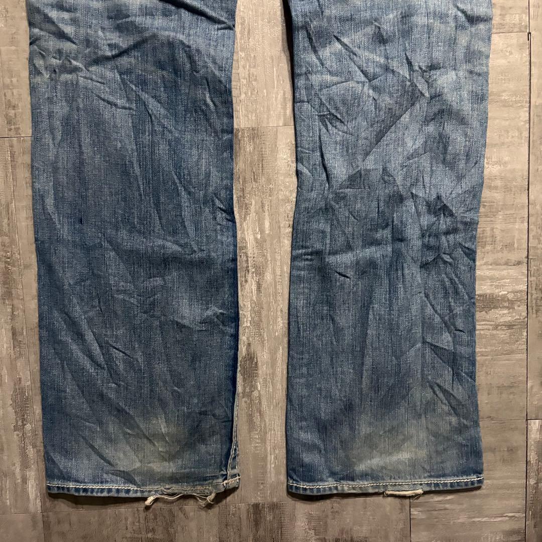 TRUE RELIGION bobby big t 白ステッチ　刺繍　USA