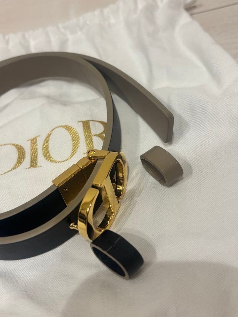 【正規品】ディオール 30 Montaigne リバーシブルベルト 20mm