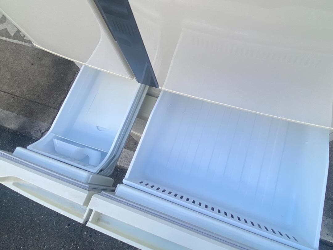 A666♠️パナソニック 6ドア冷凍冷蔵庫「NR-FVF453-W」451L