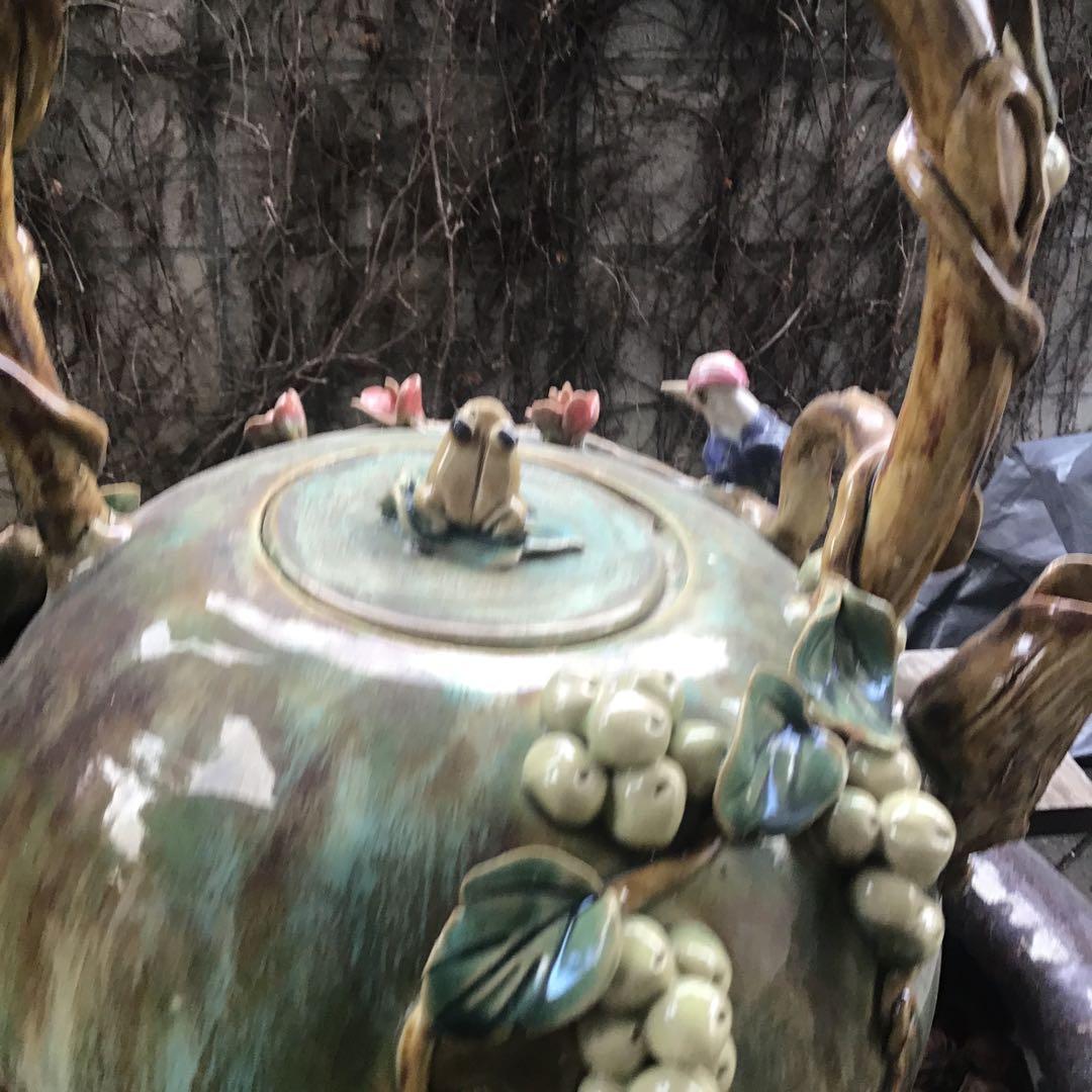 古民具　茶釜　置物　オブジェ　急須　茶器