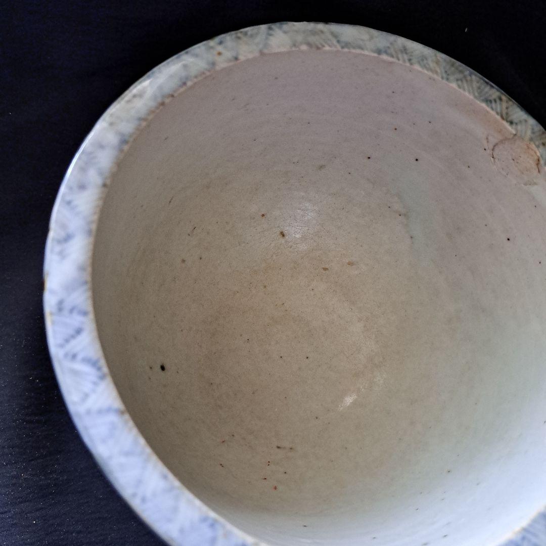 「名品！これが(江戸)初期伊万里の鉢」染付鉢(直径15cm 高さ11cm) 骨董