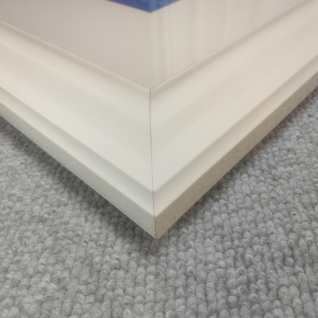 シルバーナイト(R)　笹倉鉄平　ラゴ・マジョーレ　中古　額装アートポスター