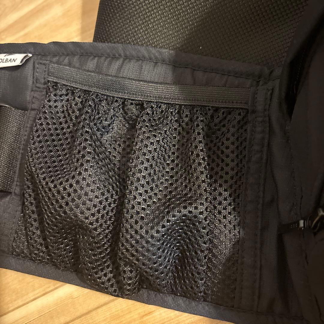 POLBAN ADVANCE ヒップシート ブラック　シングルショルダー付き