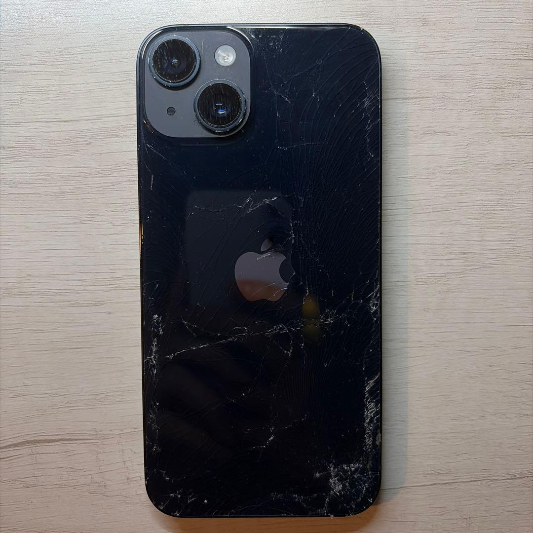 iPhone14 128GB SIMフリー　ミッドナイト　機能不良アリ