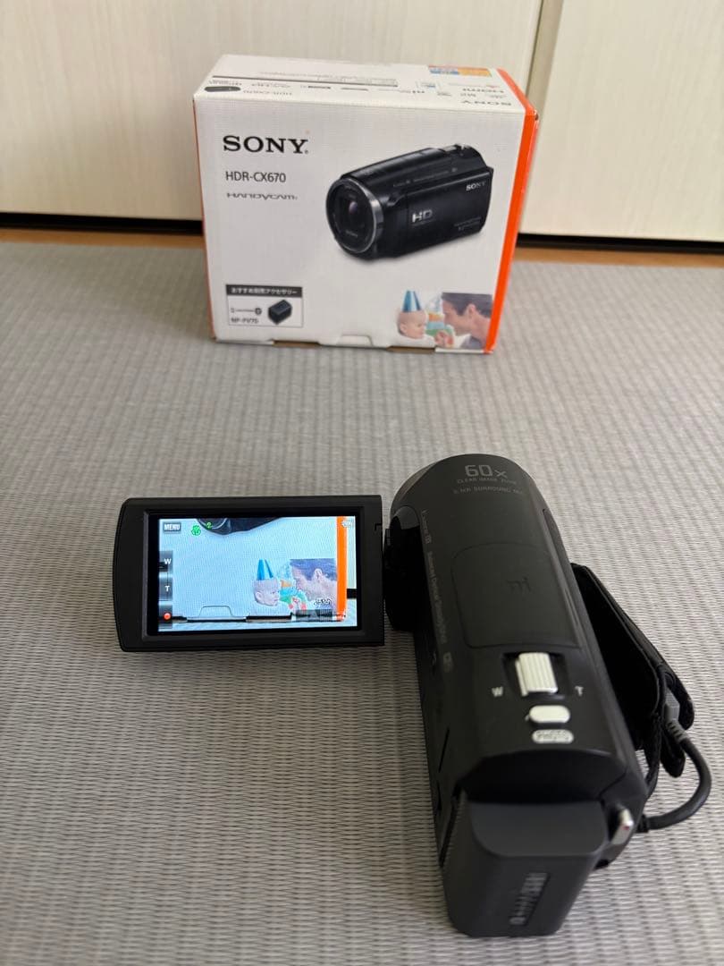 ビデオカメラ SONY HDR-CX670 HANDYCAM