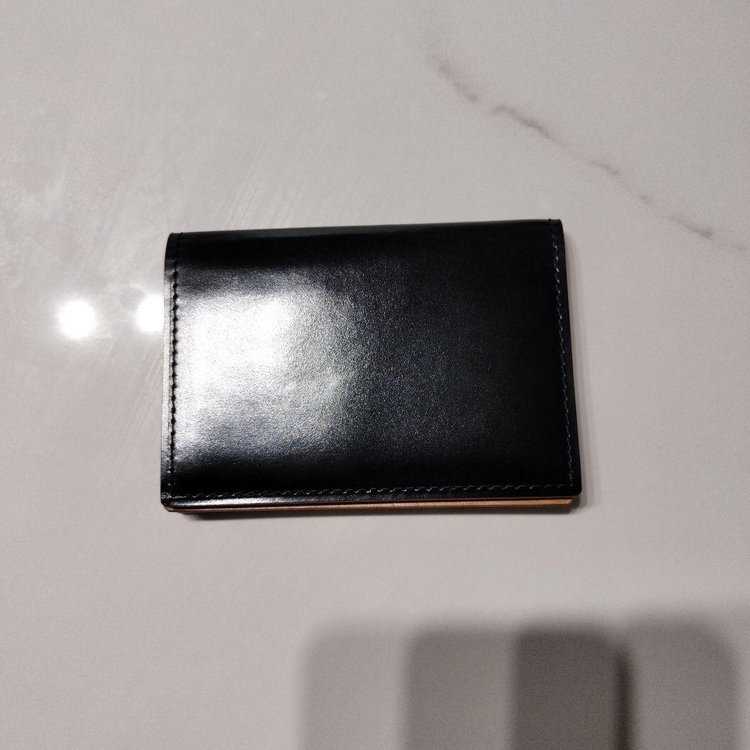 【GANZO】CORDOVAN 通しマチ名刺入れ