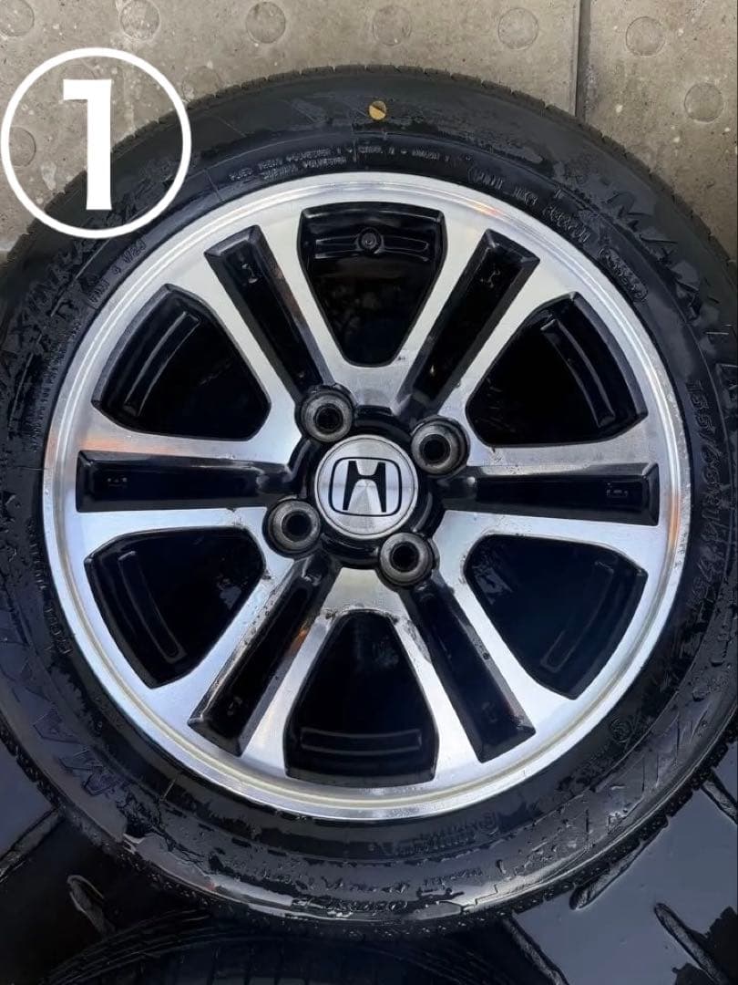 N-BOX 純正　タイヤ新品　ホンダ 14インチ ホイールセット　JF1 美品