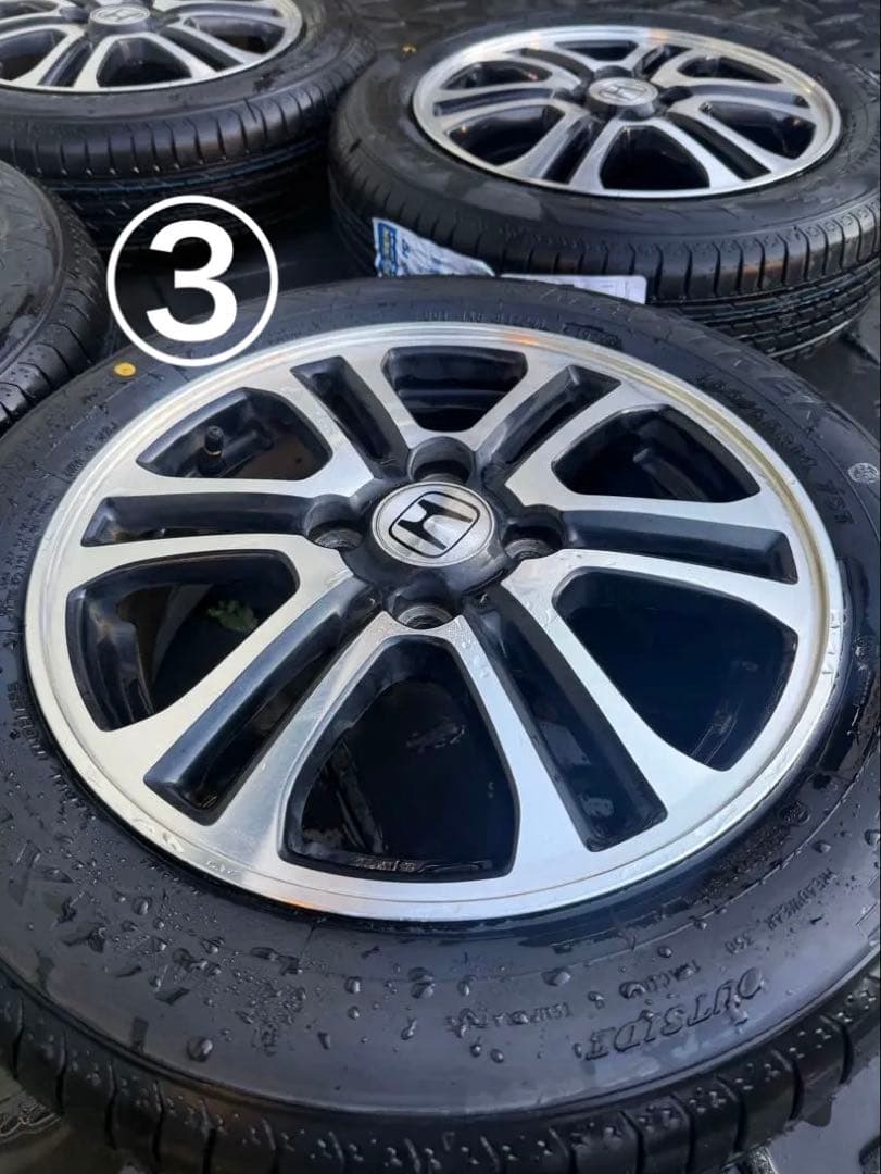 N-BOX 純正　タイヤ新品　ホンダ 14インチ ホイールセット　JF1 美品