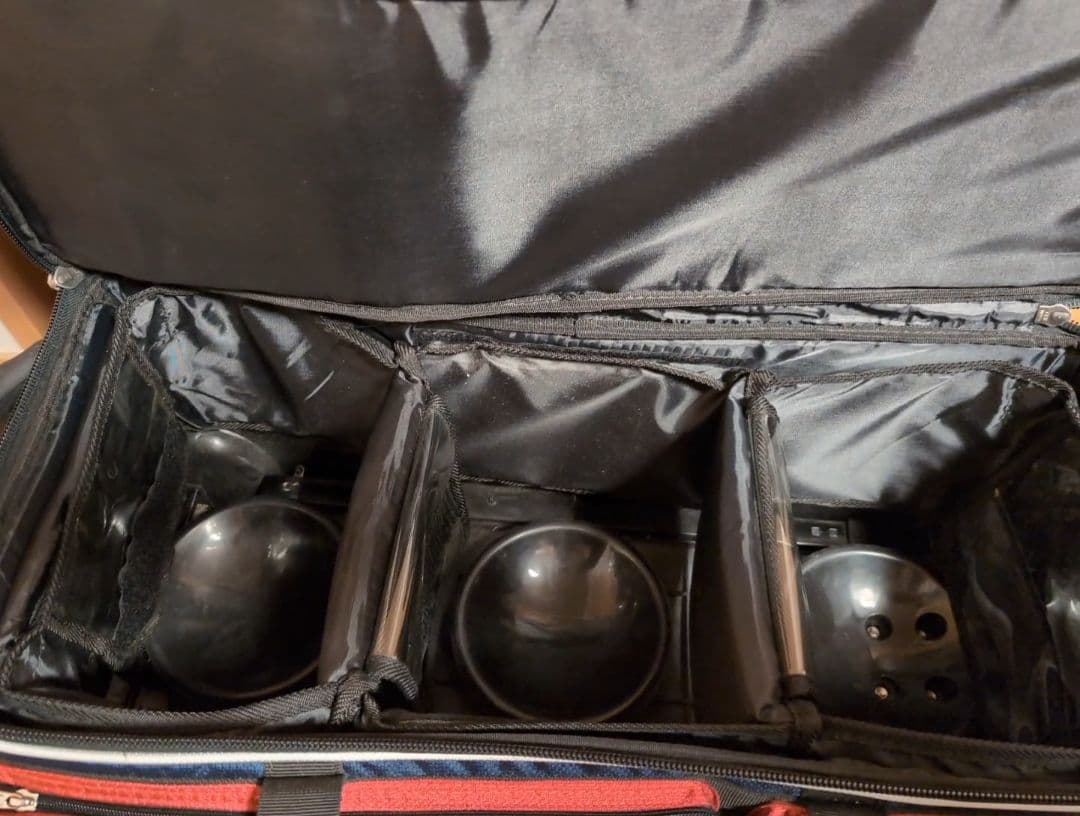 ABS PRO-AM ボウリング用バッグ 4個入り トリコロールカラー