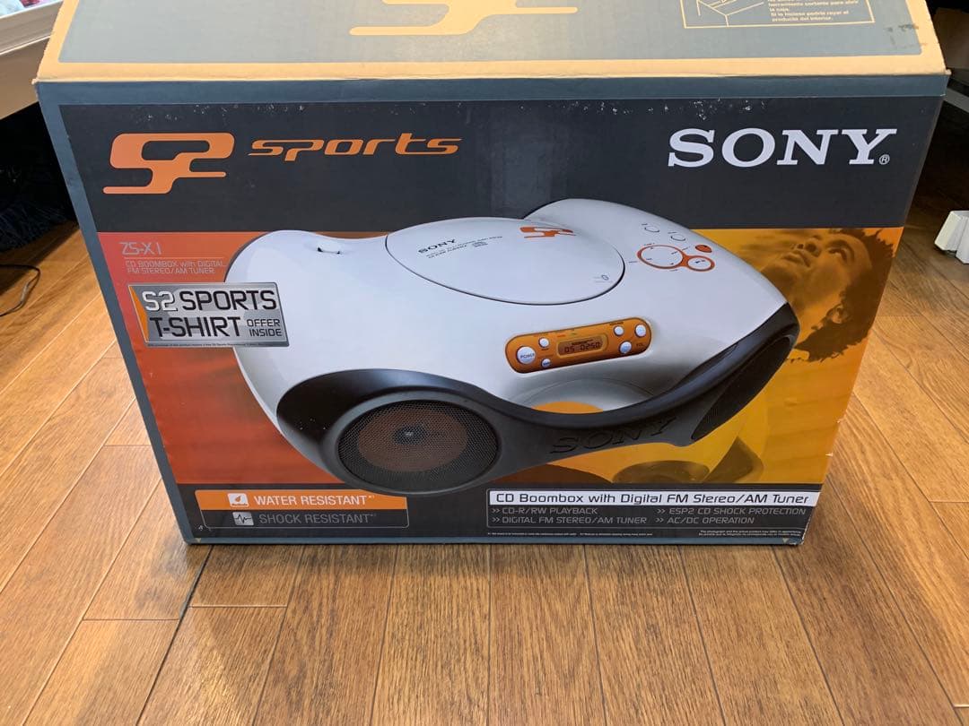 希少 未使用 SONY ソニー ZS-X1 海外モデル CDラジオプレーヤー