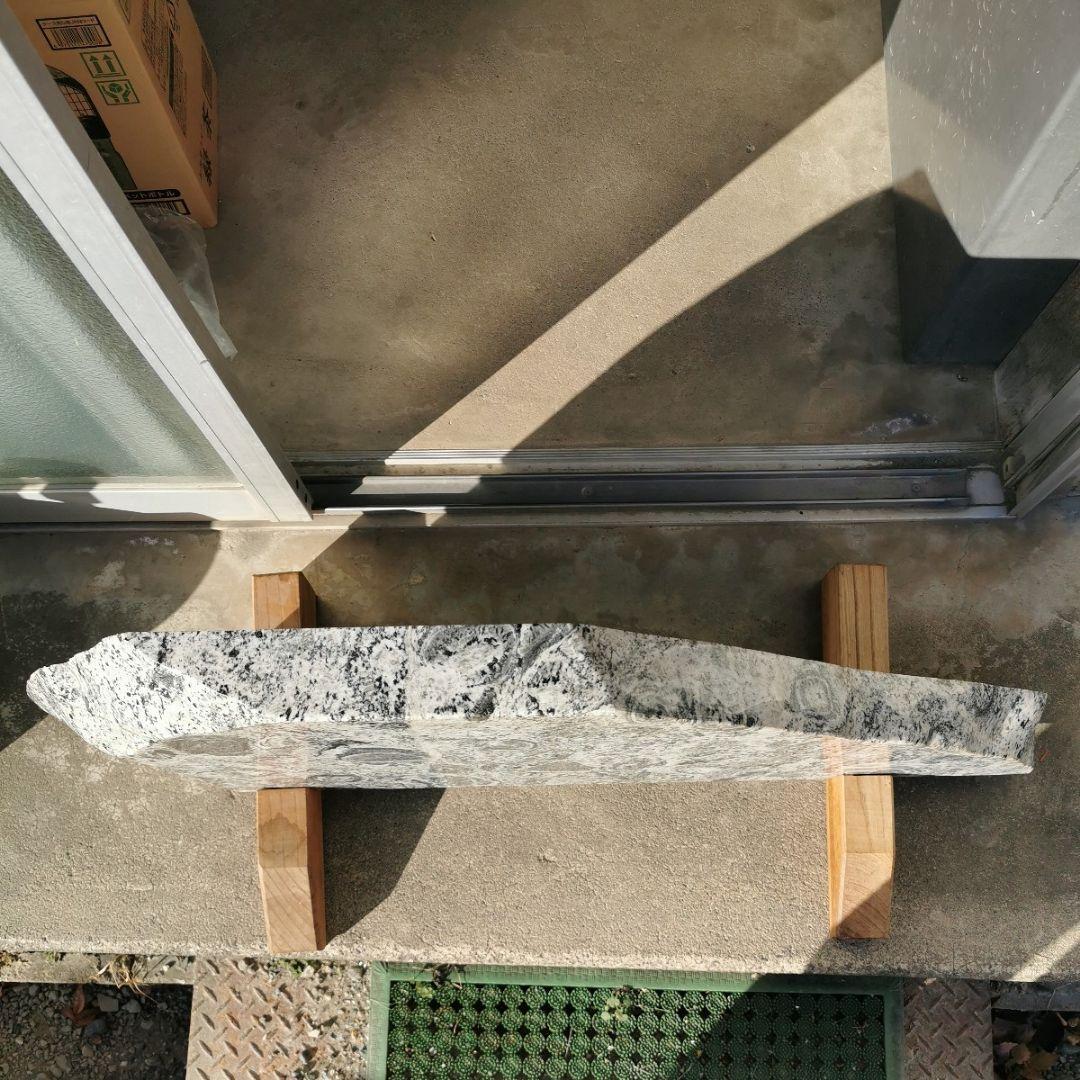 富山県　常願寺川産　ナポレオン石　42.5キロ　庭石　鑑賞石　石　置物　オブジェ