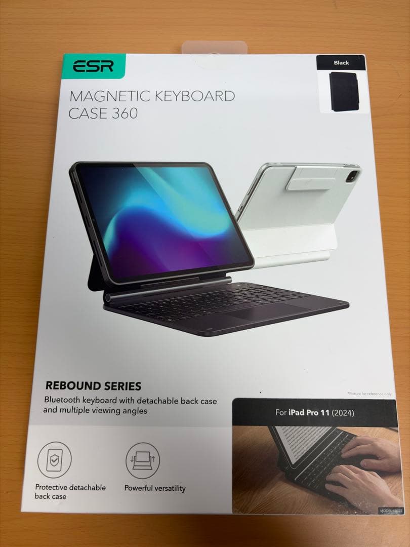 ESR iPad Pro 11 M4 M5 用キーボード付きケース