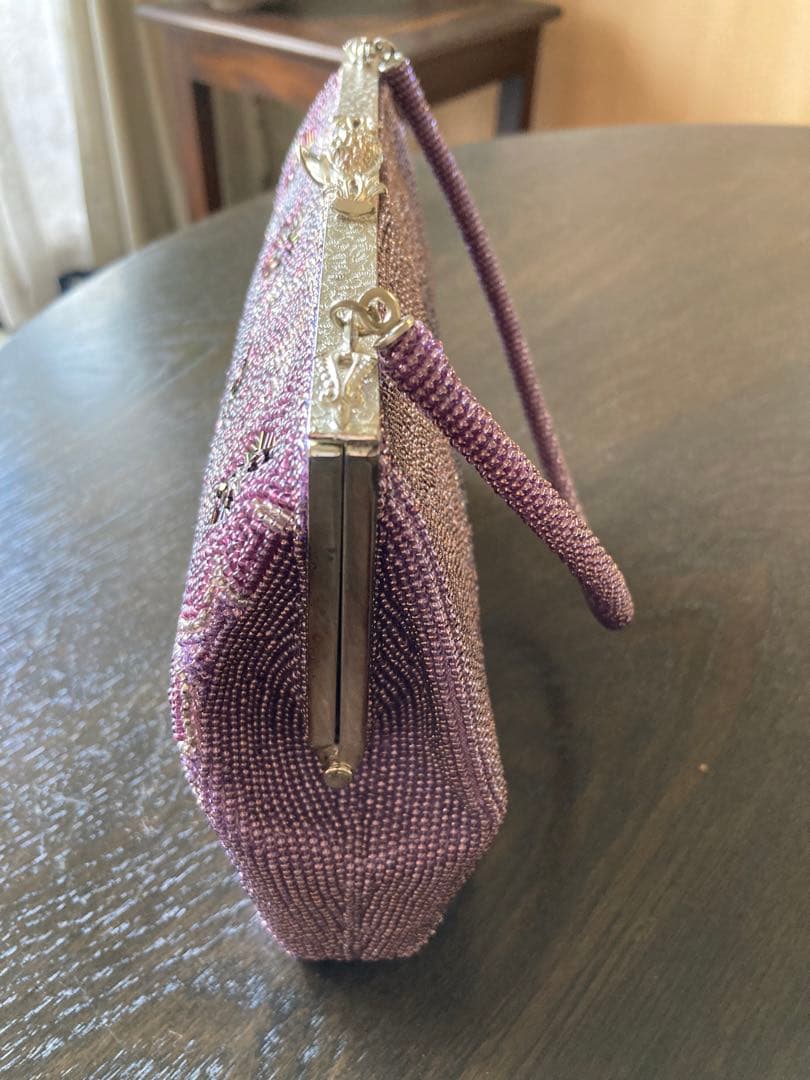 和装　ビーズ刺繍 ハンドバッグ　昭和レトロ　アンティーク