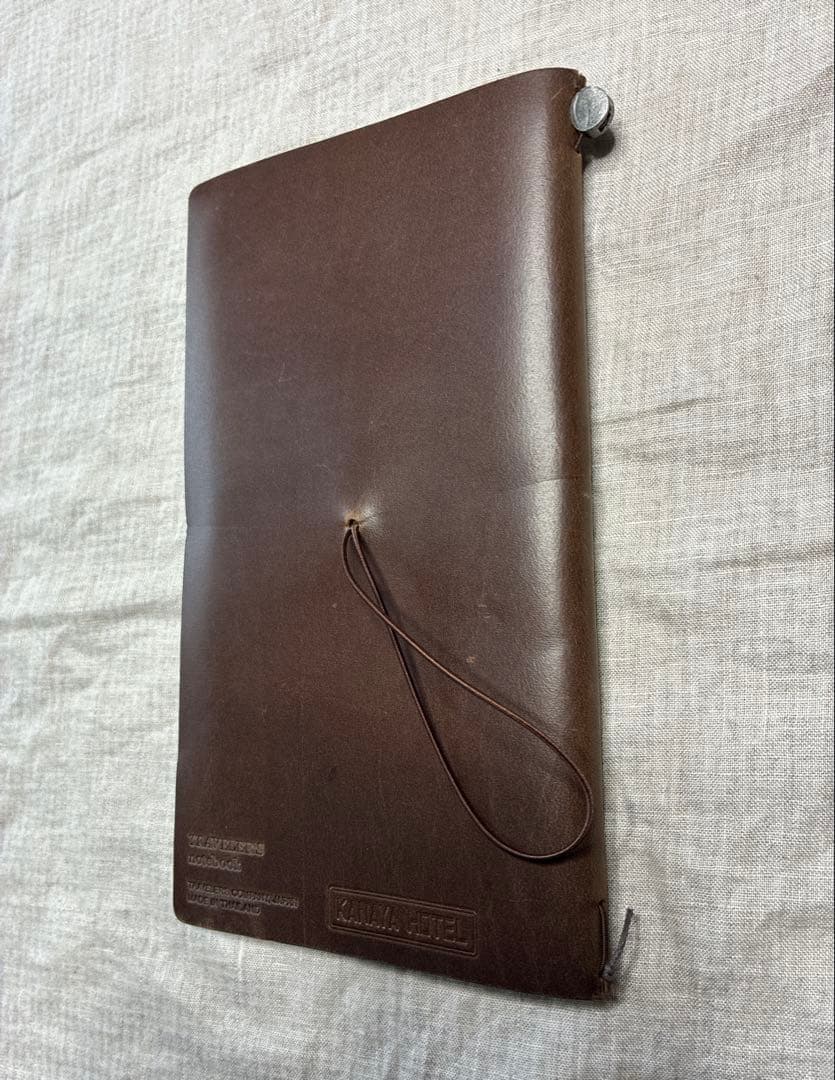 【未使用】トラベラーズノート 限定 金谷ホテル レギュラーサイズ ブラウン