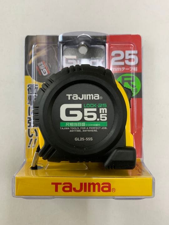 タジマ Tajima スケール コンベックス 尺目盛 GL25-55SBL×5個