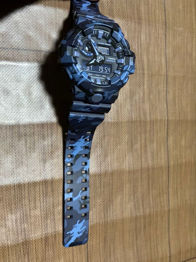 G-SHOCK GA-700CM-2AJF ブルー　カモフラージュ