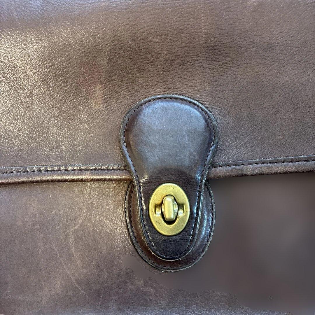 オールドコーチ　ショルダーバッグ 本革 レザー COACH 2way