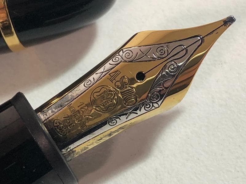 MONTBLANC　モンブラン　万年筆　No.149　ニブ18K　インク付き