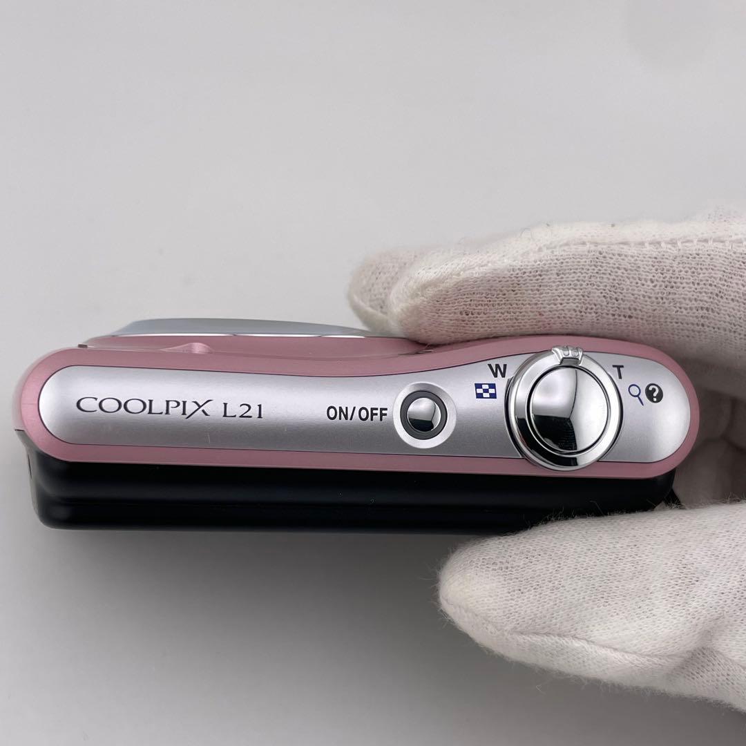 実写美⭕️【動作確認済】Nikon COOLPIX L21 デジカメ　ピンク