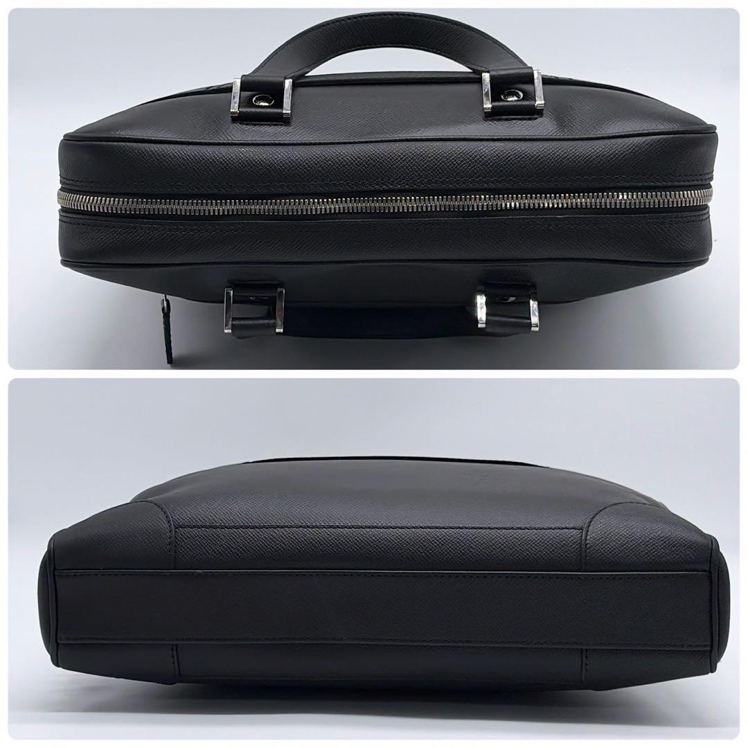 【美品】ルイヴィトン ビジネスバッグ イゴール　タイガ　ブラック 黒