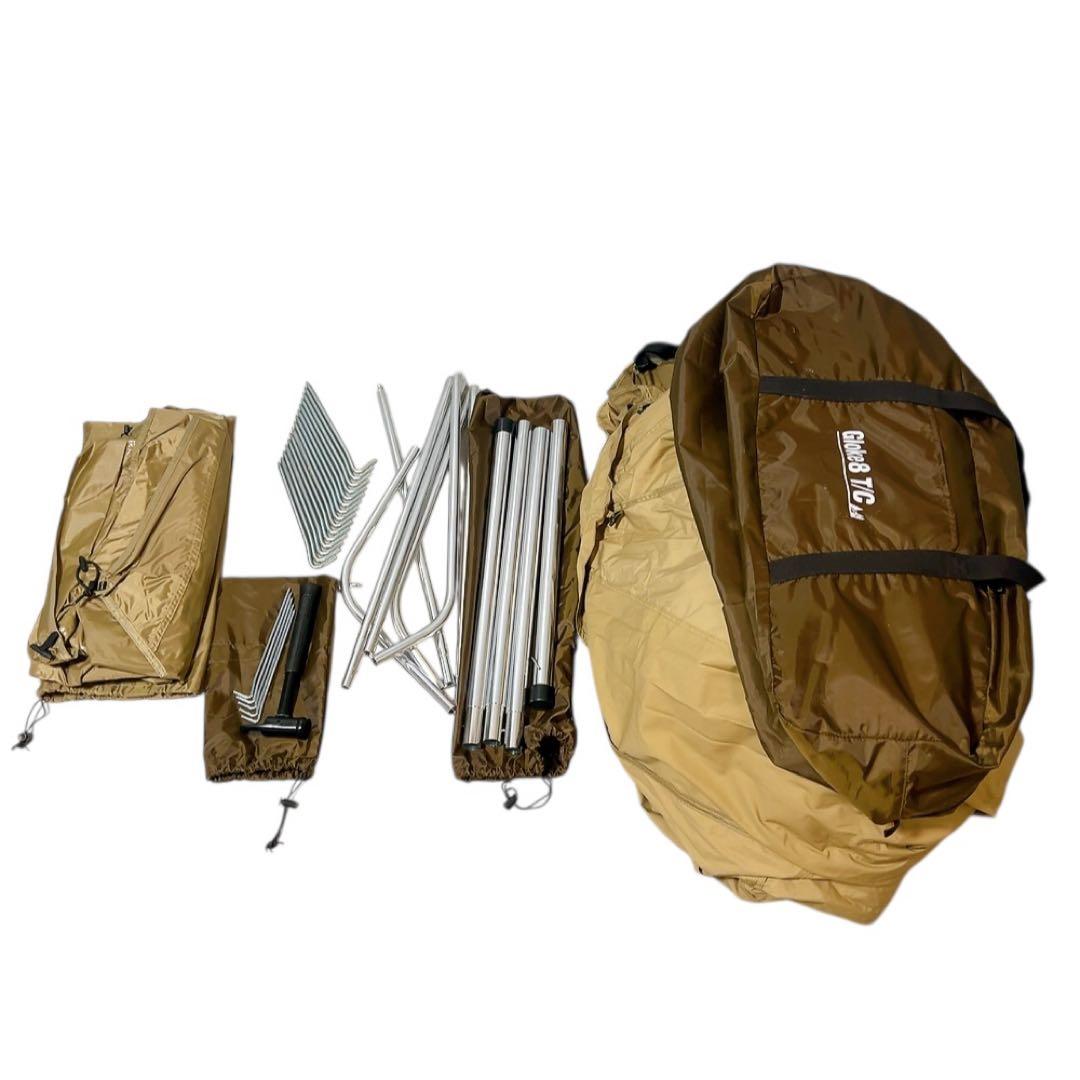 極美品 オガワ OGAWA Gloke8 T/C ワンポールテント グロッケ8