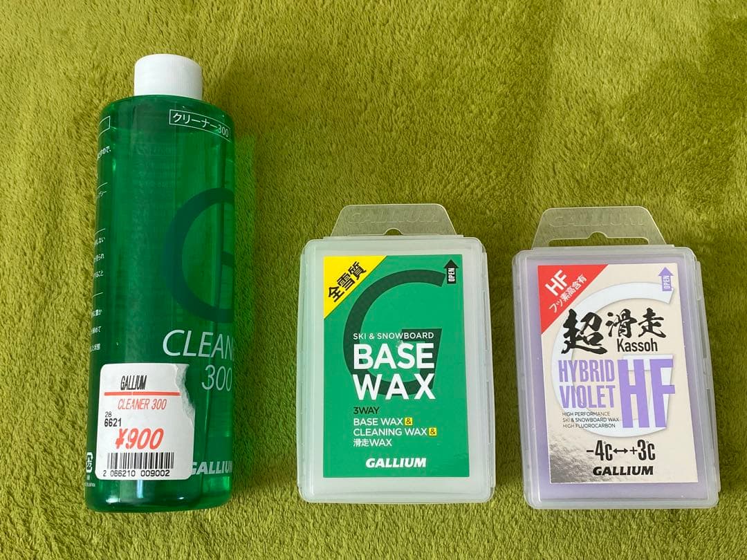 【中古】　GALLIUM ガリウム ワックス トライアルセット アイロン付き