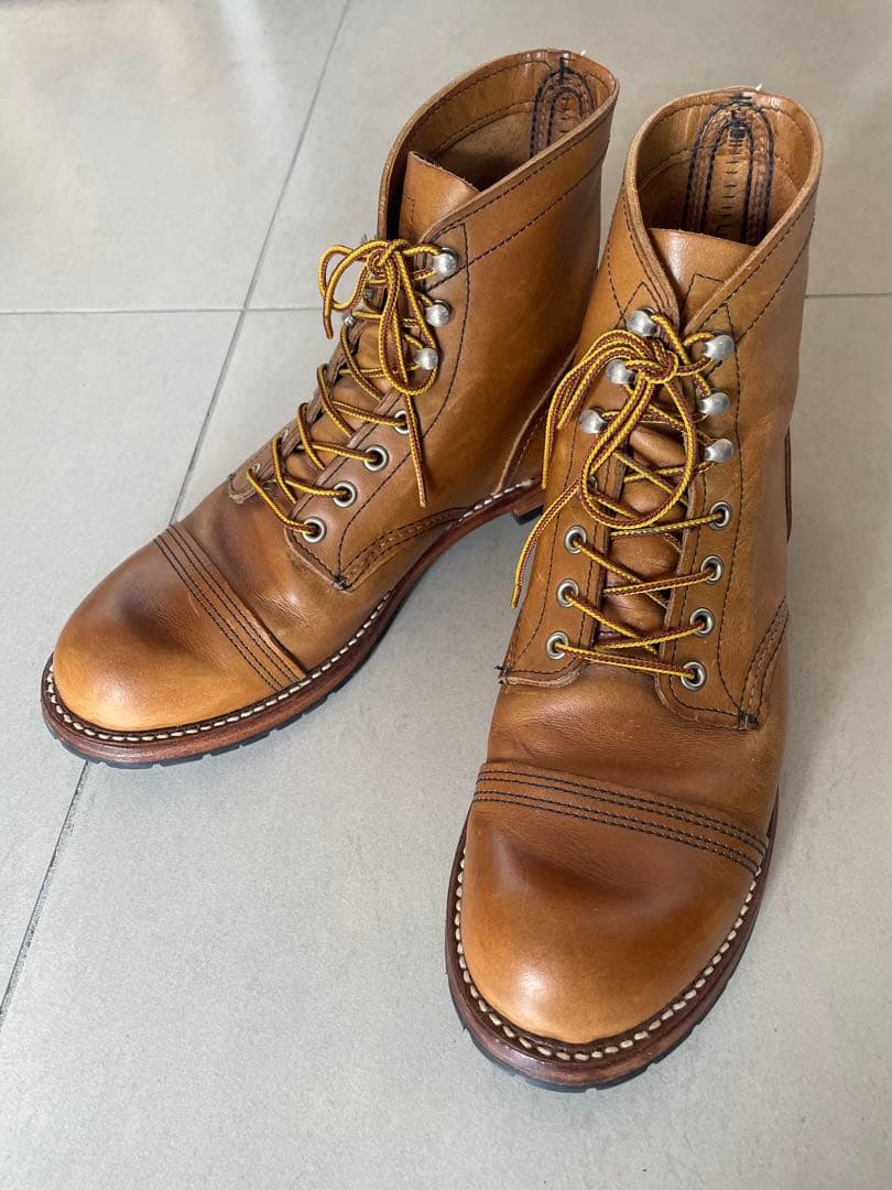 レッドウイング キャメル ブーツ アイアンレンジャー 8112 US9 1/2D