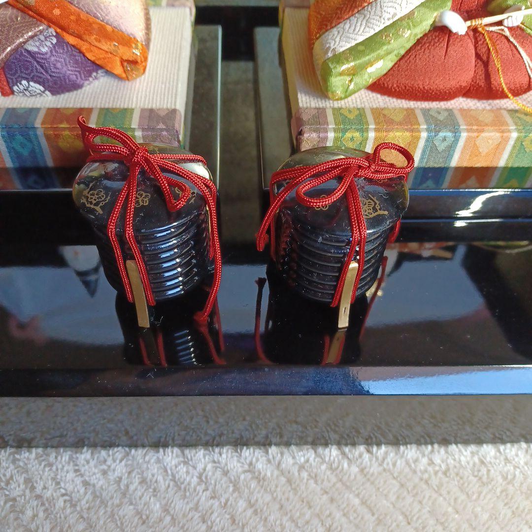 木目込み　賀茂雛　玉秀作　親王飾り　雛人形　お雛様　雛飾り　高級毛バタキ中古美品